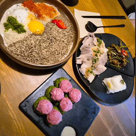 퓨전한식 정희 삼합