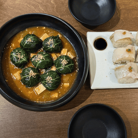 퓨전한식 정희 강된장 케일 쌈밥