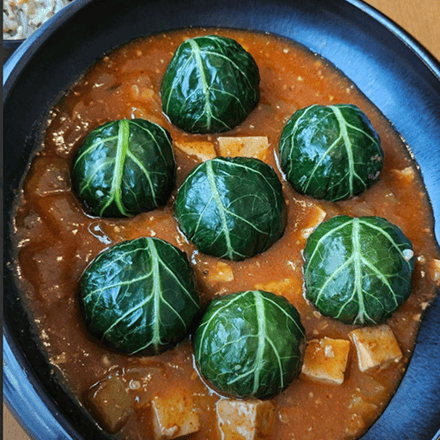 퓨전한식 정희 강된장 케일 쌈밥